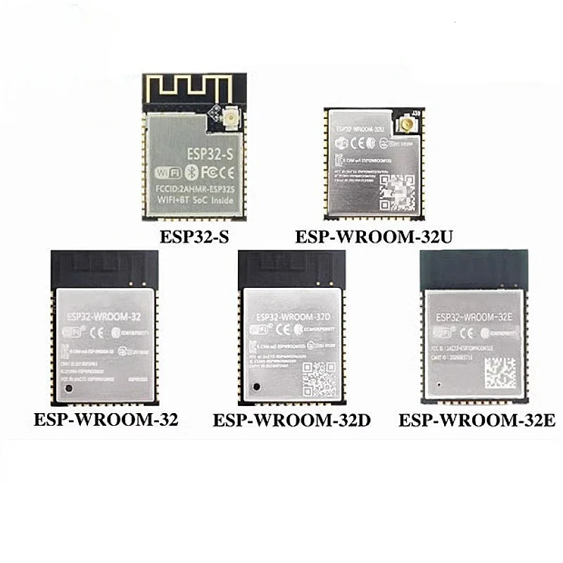 (1pcs)ESP32 module ESP-WROOM-32D ESP-WROOM-32 ESP-WROOM-32E ESP-WROOM-32U ESP-32S  WiFi Bluetooth dual-mode dual core CPU