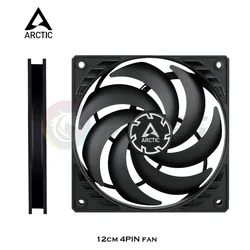 ARCTIC P12 SLIM PWM PST 12015 4PIN PWM Silent Slim Chain Fan,12cm Ultra-thin 15MM Fan Case Radiator Computer Thin Cooler Master