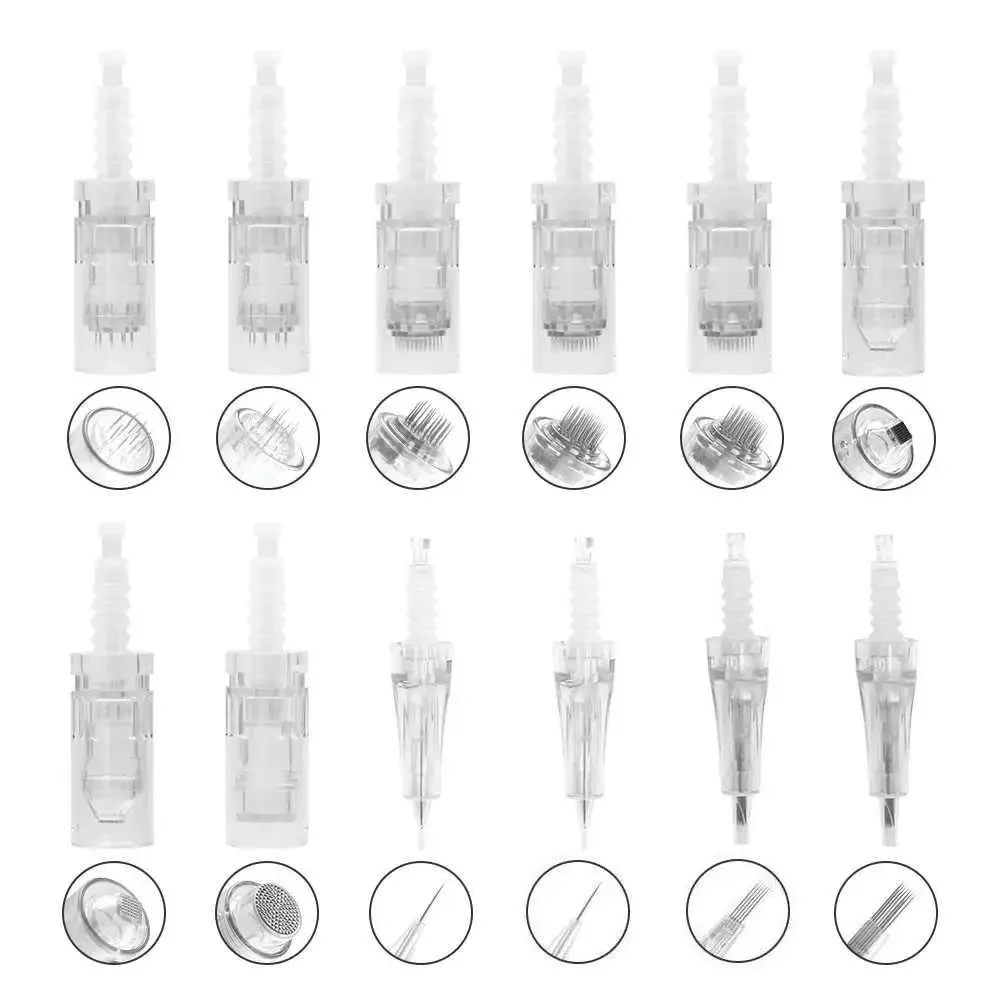 10/20/50 Stk. Dr. Pen N2 M5 M7 E30 Derma Pen Nadelkartuschen für Microneedling-Geräte – Bajonett-Ersatzstempel mit 9, 12, 24, 36, 42 Nano-Nadeln – Detail 4