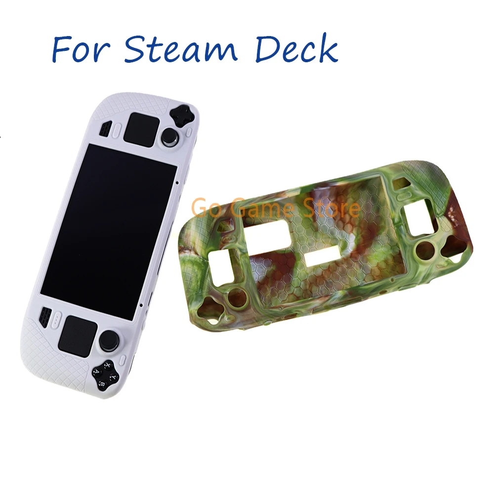 10PCs For Steam Deck Silicone Protective Cover Shell Non-Slip Shockproof Protective Cover Game Console For Steam Deck