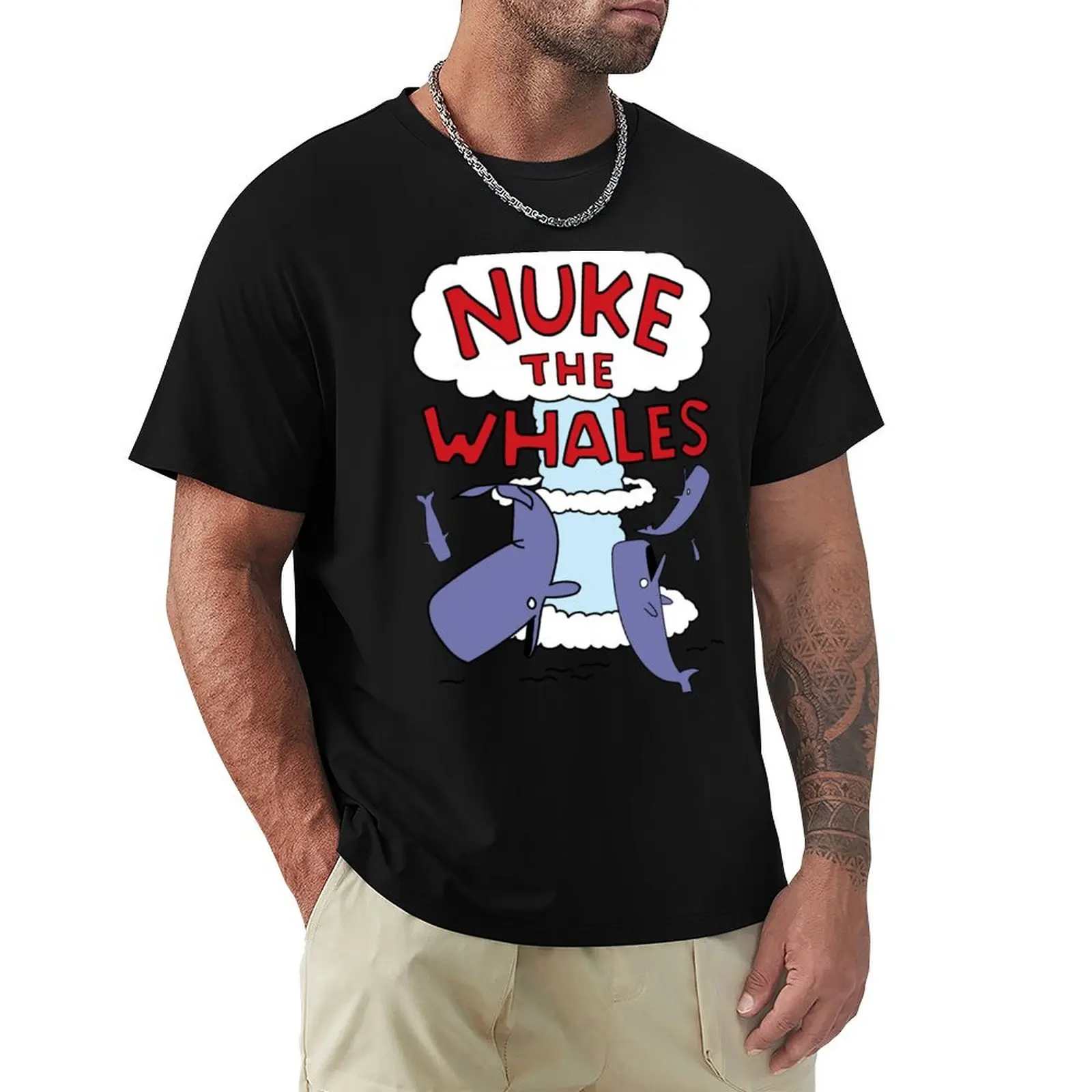 

Nuke the Whales T-Shirt Louboutins Anime t-shirt luxury clothes men