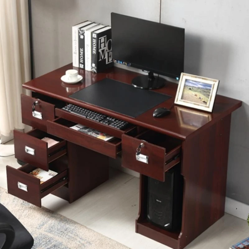 

Drawer Organizer Computer Table Office Modern Writing Executive Computer Desks Study Storage Escritorio Gaming Office Furniture