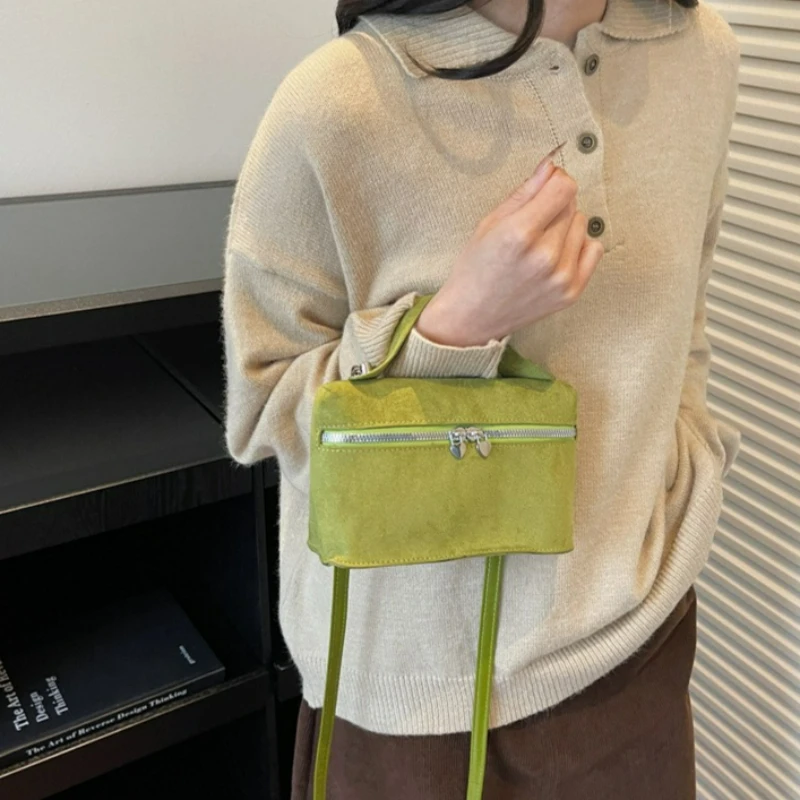 Winter Autumn Premium Suede Crossbody Bags Retro Vintage Messenger Bags for Women Fashion Texture and Versatile Shoulder Bags