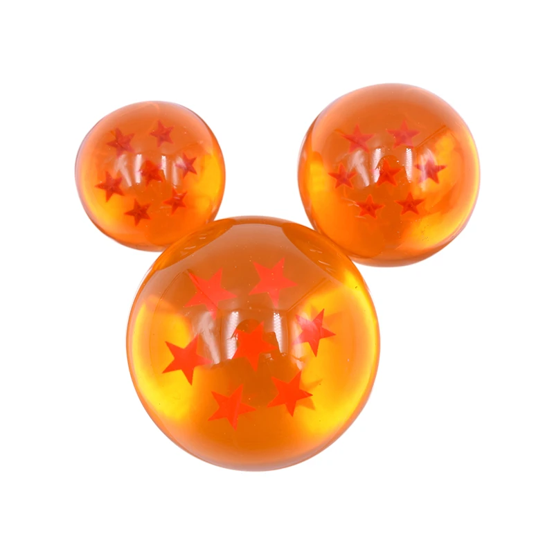 Dragon Ball Z-7 Stars Laranja Bola De Cristal Anime Figura Brinquedos, Coleção Anime Modelo Bonecas, Decoração Do Quarto De Casa, Presentes De Aniversário, 7 Pcs/Set