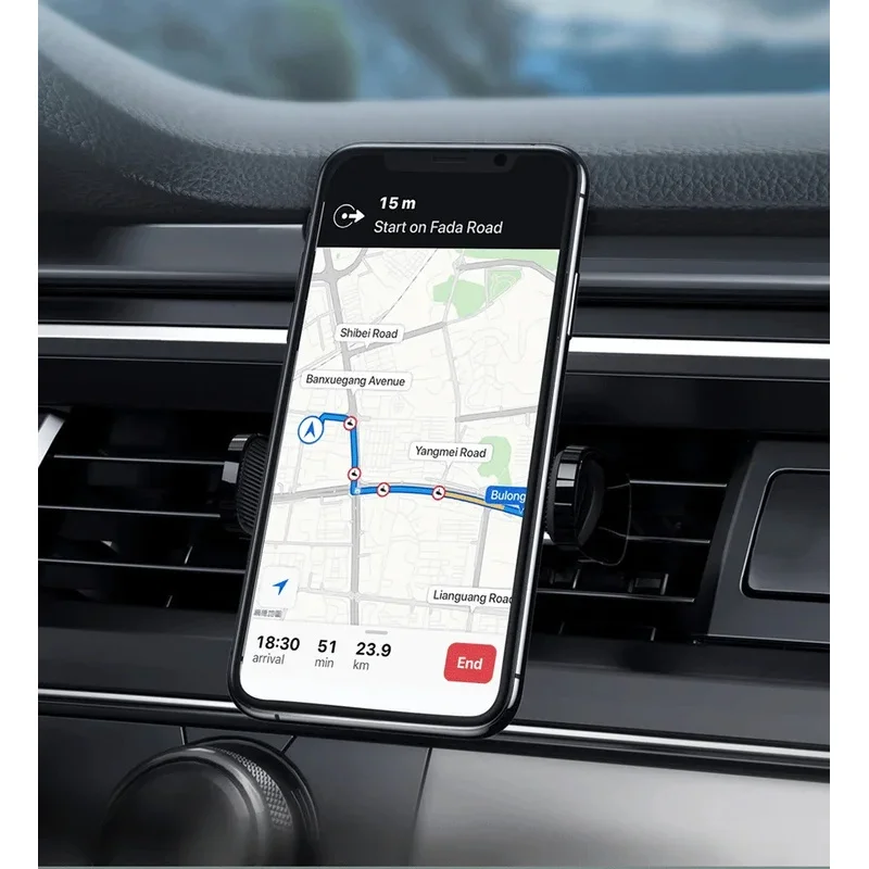 Mini Car Phone Holder For Universal Mobile Phone Holder Stand Car Phone Stand For Car Air Outlet Mount Car Cell Phone Support