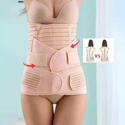 3pcs female body shaping exercise waist compression abdomen breathable moisture absorption waist beauty back repair pelvis belt