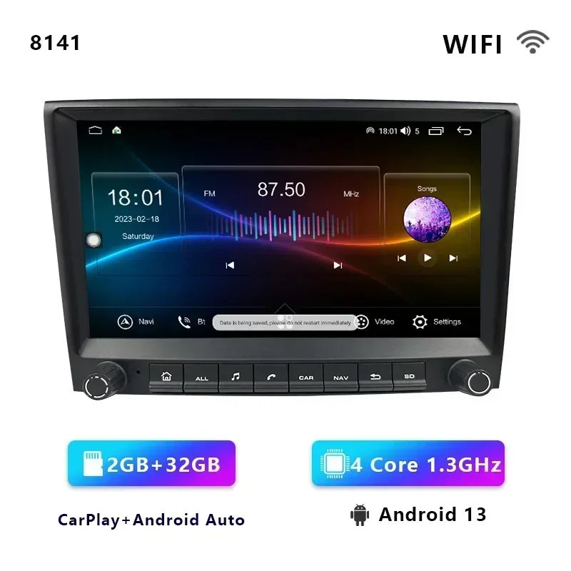 CHSTEK Carplay Android 13 Voor Porsche 911 987 997 Cayman Boxster Autoradio Speler Multimedia GPS WIFI 4G RDS Bluetooth Autoradio