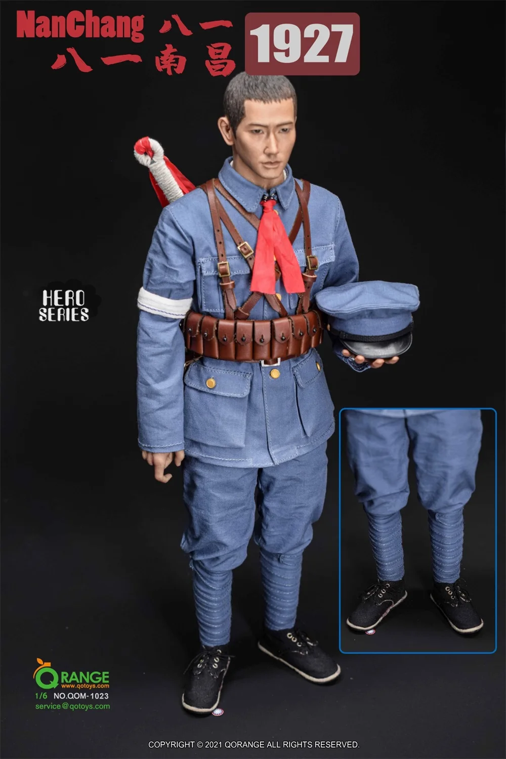QORANGE QOTOYS QOM-1023 Asia Soldier Doll Fight for the Peace No Body Dress Suit Akcesoria do broni dla 12-calowej figurki akcji 1/6