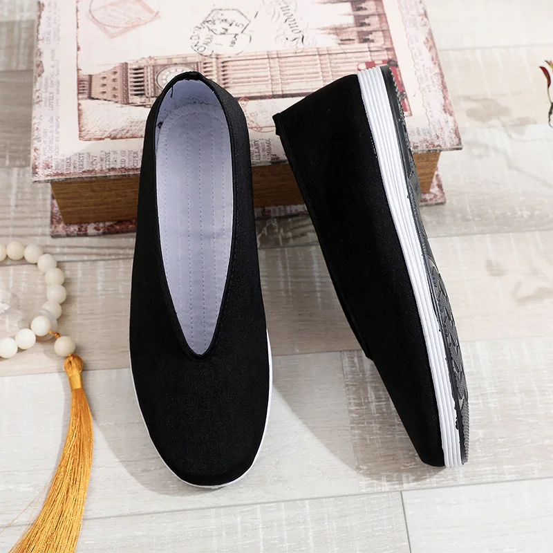 

Традиционные китайские хлопковые туфли для кунг-фу, тай-чи и боевых искусств, дышащие и прочные спортивные туфли, новинка 2026 года