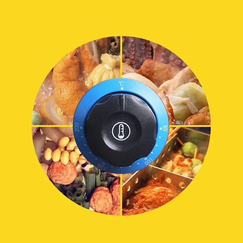 New 20 Grid Oden Cooker Commercial Electric Cooking Machine 4600w Donut Fryer