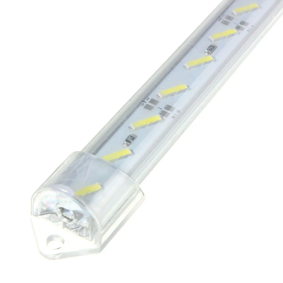 Imagem -02 - Lâmpada de Led para Barra de Luz 100cm 72 x Chips Duplos Smd 8520 1m Super Brilhante 12v Tira Rígida Mais Perfil de Alumínio em u