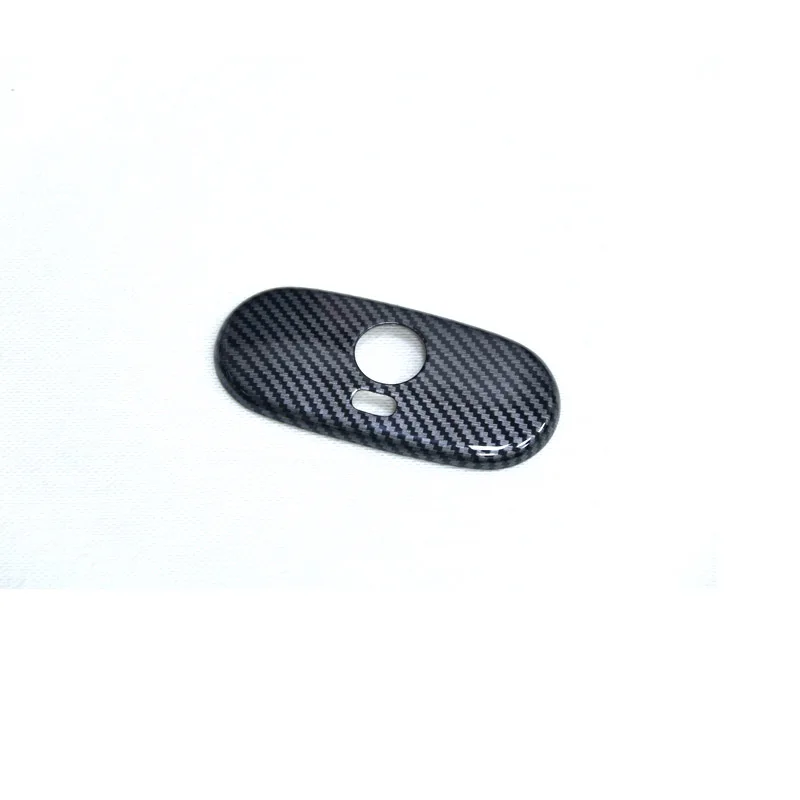Carbon Fiber Look Center Console Side Mirror Adjust Panel Cover Trim for Mini Cooper R50 R52 R53