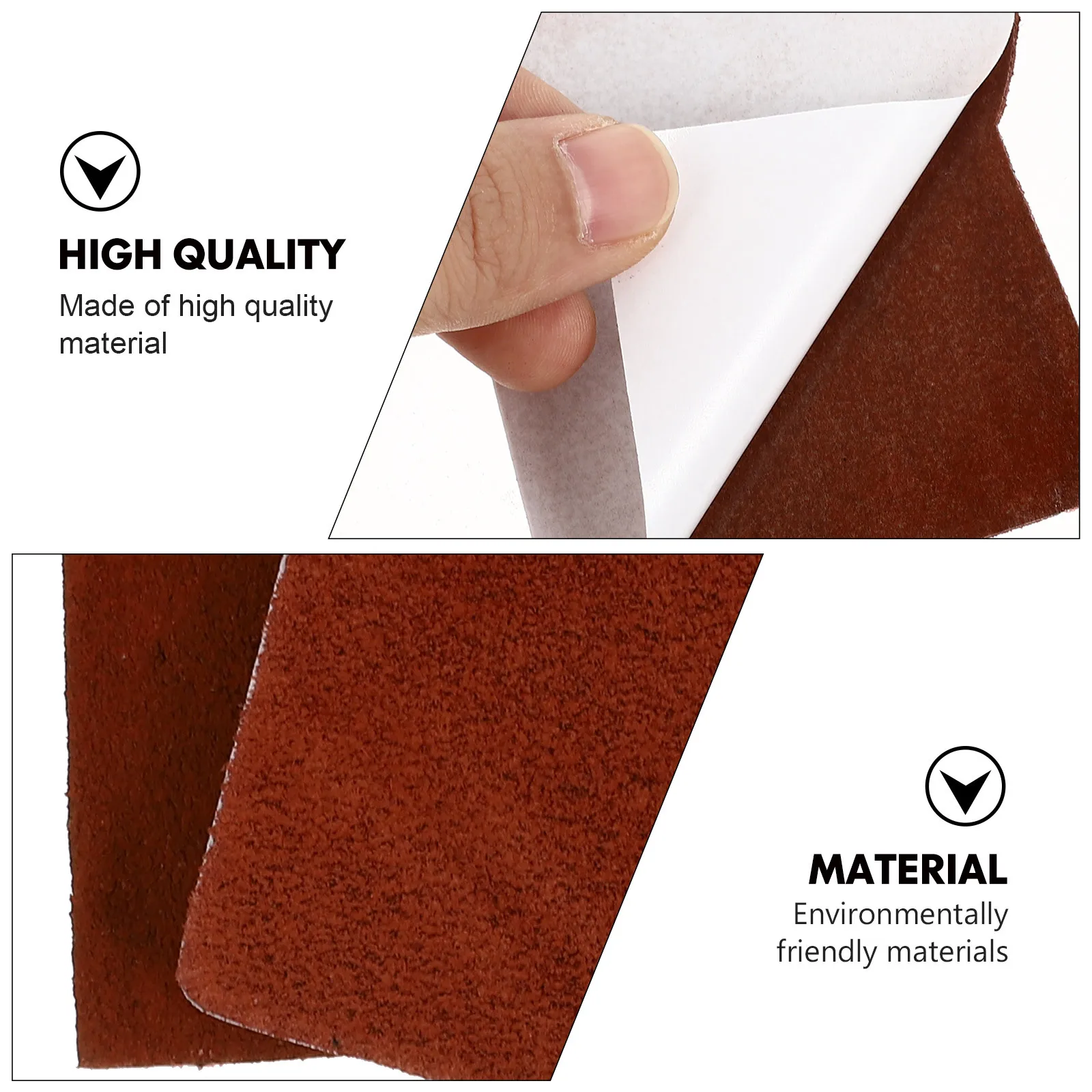 

2Pcs Cowhide Non-Slip Pads Anti-Slip Mats Durable Pads for Erhu Pipa Liuqin Instrument Cushion Comfortable Cowhide Anti-Slip Pad