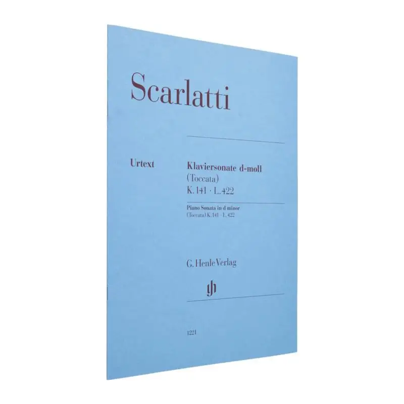 

HN1221 Scarlatti Piano Sonata K 141 Johnsson Bengt G Henle Verlag 9790201812212 Book
