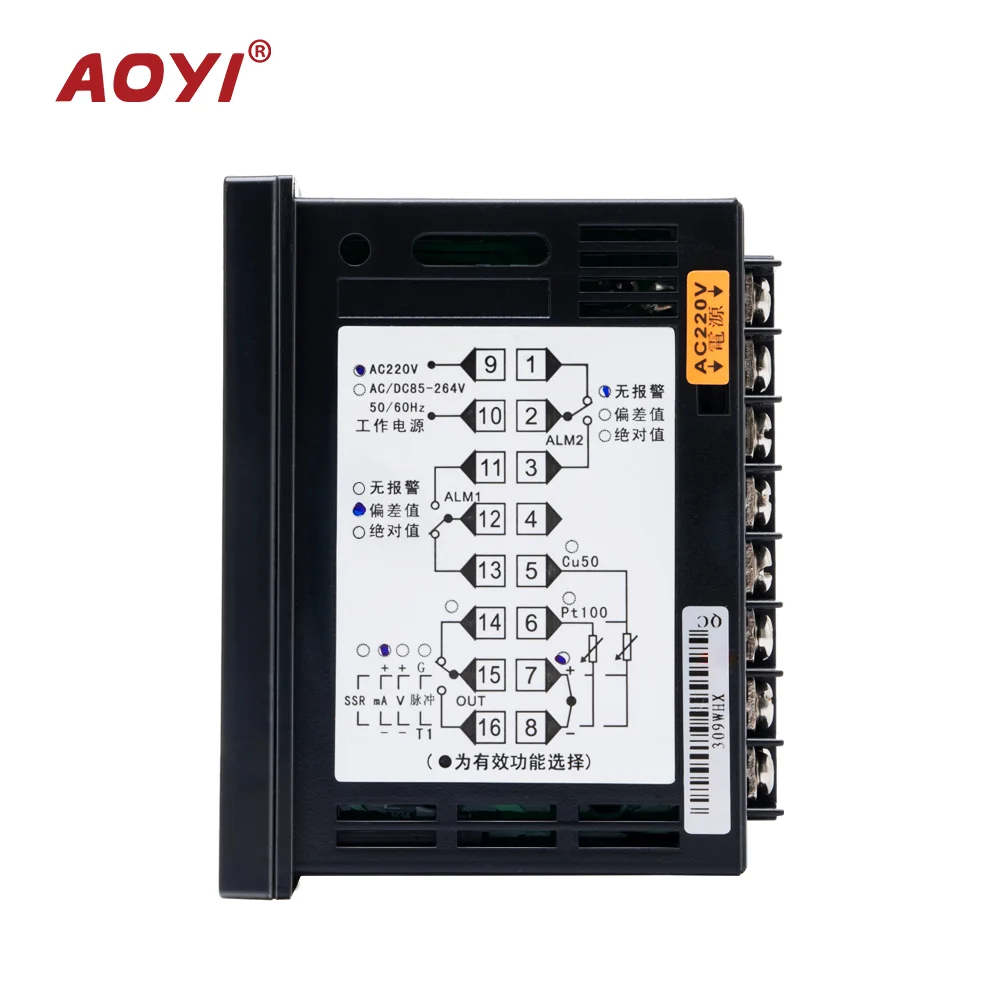 Pengontrol Suhu Digital PID Cerdas Ekonomis AOYI XMTA-2591