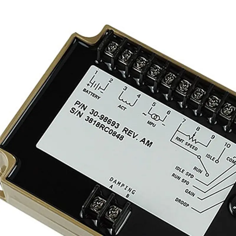 DT17 Speed Control Board 3098693, Generator Set Parts Governor Module, Stable Durable, -40℃~85℃, for Generator Speed Adjustment