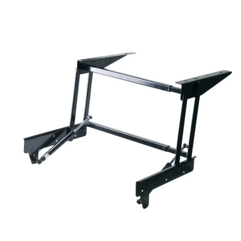 Coffee table desktop folding lifter multi-functional bedside table hydraulic support trunk transformation