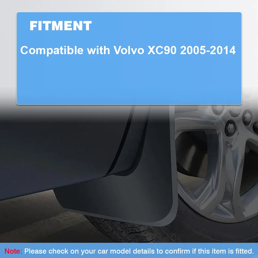 

For Volvo XC90 2005 2006 2007 2008 2009 2010 2011 2012 2013 2014 Car Front Rear Mud Flaps Fender Splash Guards Mud Flaps kit
