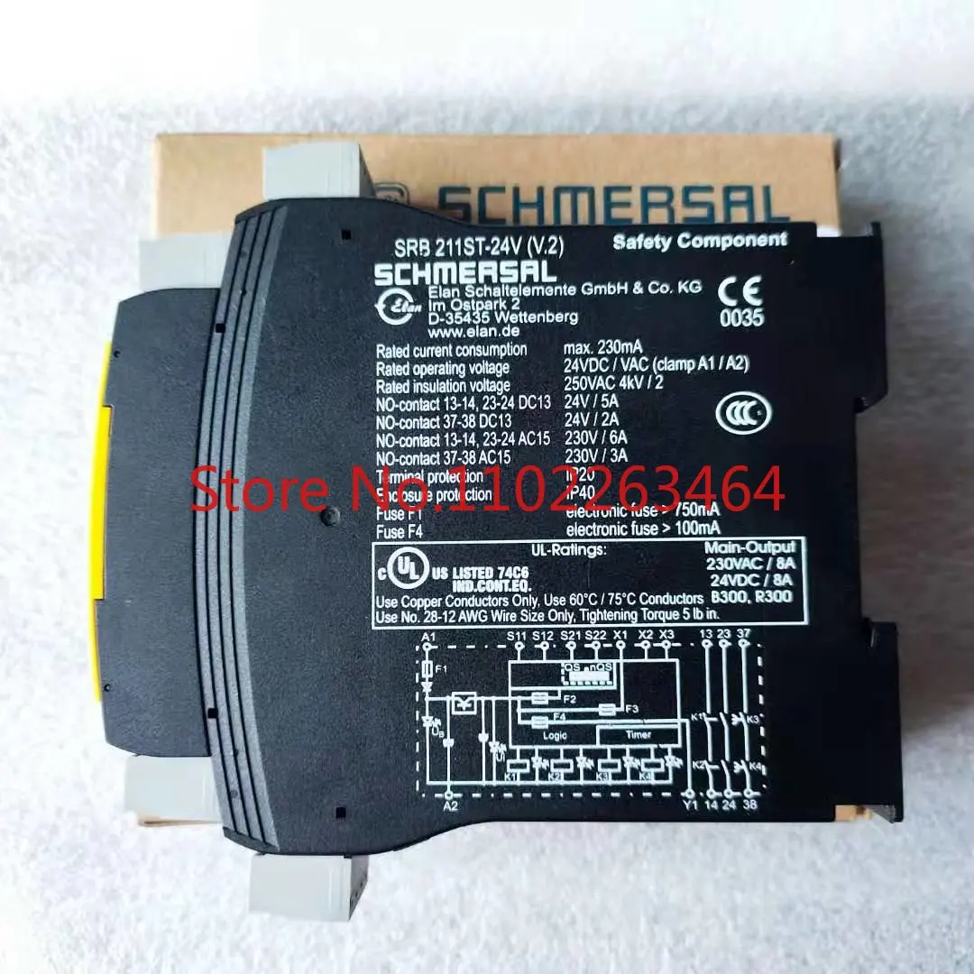 

Original SCHMERSRL safety relay SRB211ST-24V V.2 from stock
