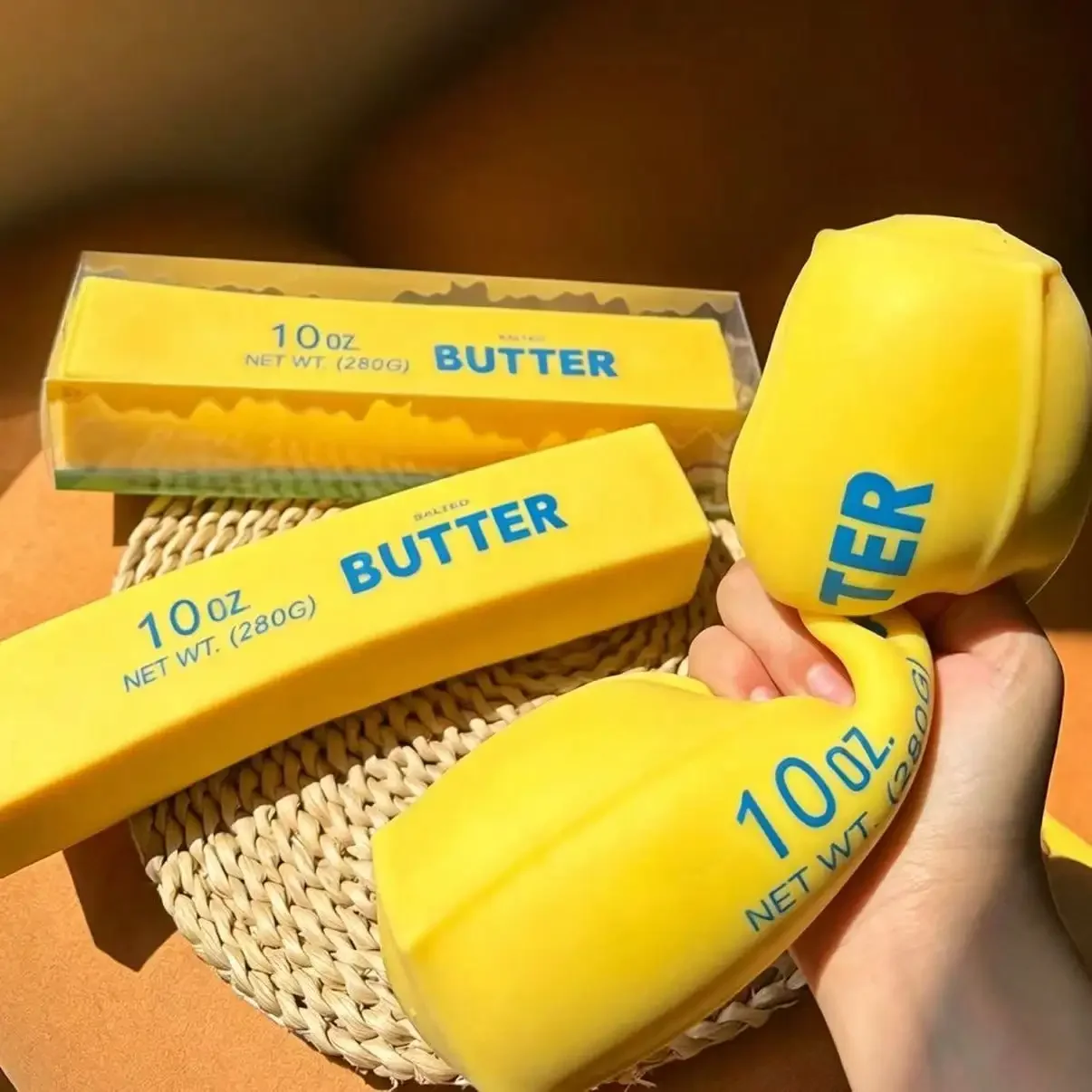 1 riesiger Butterstick-Spielzeugstab zum langsam quetschen, kreatives Stressabbau-Sensorikspielzeug in Butterstick-Form, Angstlinderung – Detail 5