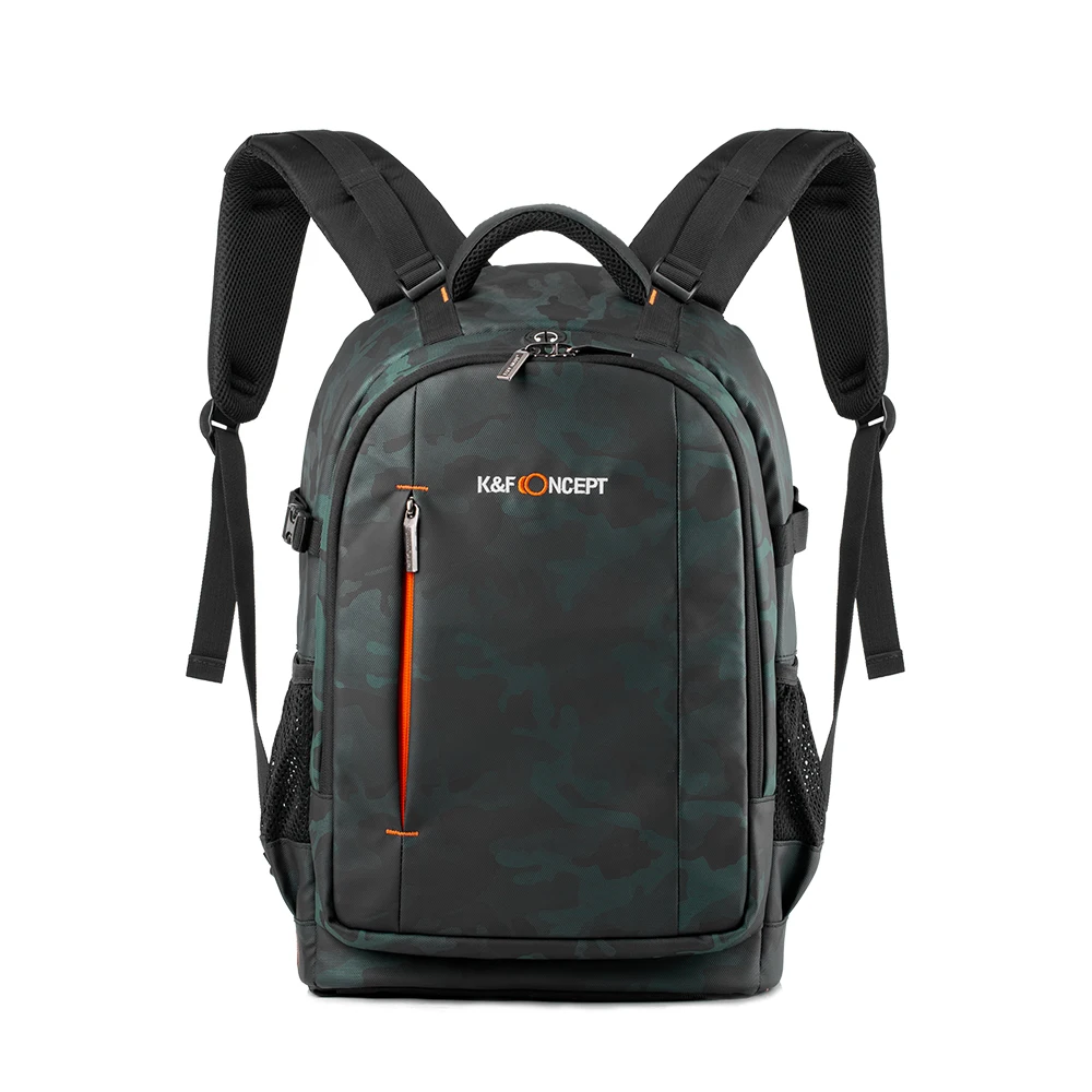 K&F CONCEPT 25L reiscamerarugzak Outdoor fotografietassen Waterdichte tassen met grote capaciteit voor Canon Sony DSLR camera-laptop