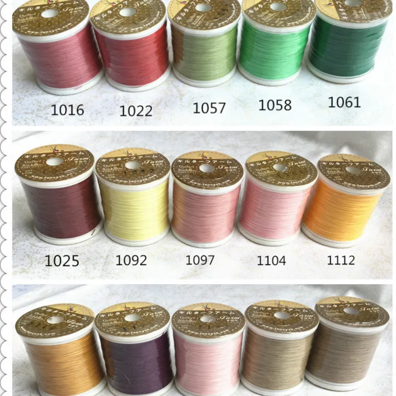 6 Pcs/lot 200 Yards Pure Cotton Pressing Thread Line for Art Diy Hand Machine Sewing Accessories Seam Wholesale