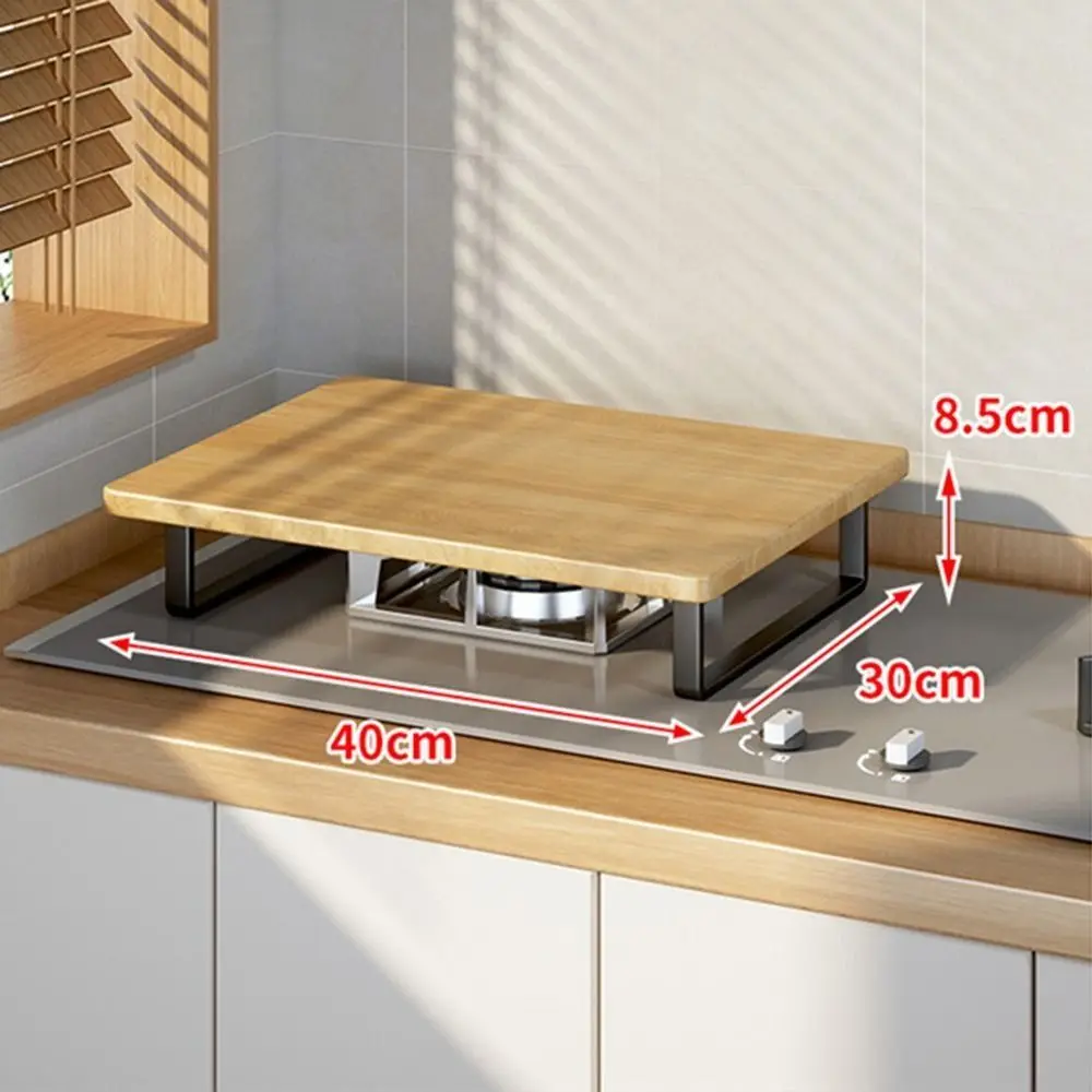 Extra Storage Kitchen Counter Rack Anti-Slip Stackable Cabinet Spice Shelf Large Load Bearing Easy Assembly