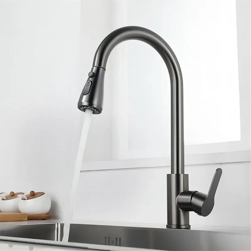 for Customized 304 Stainless Steel Brushed Vegetable Basin Double Sink Universal Rotary Pumping Kitchen Multi Functional Hot