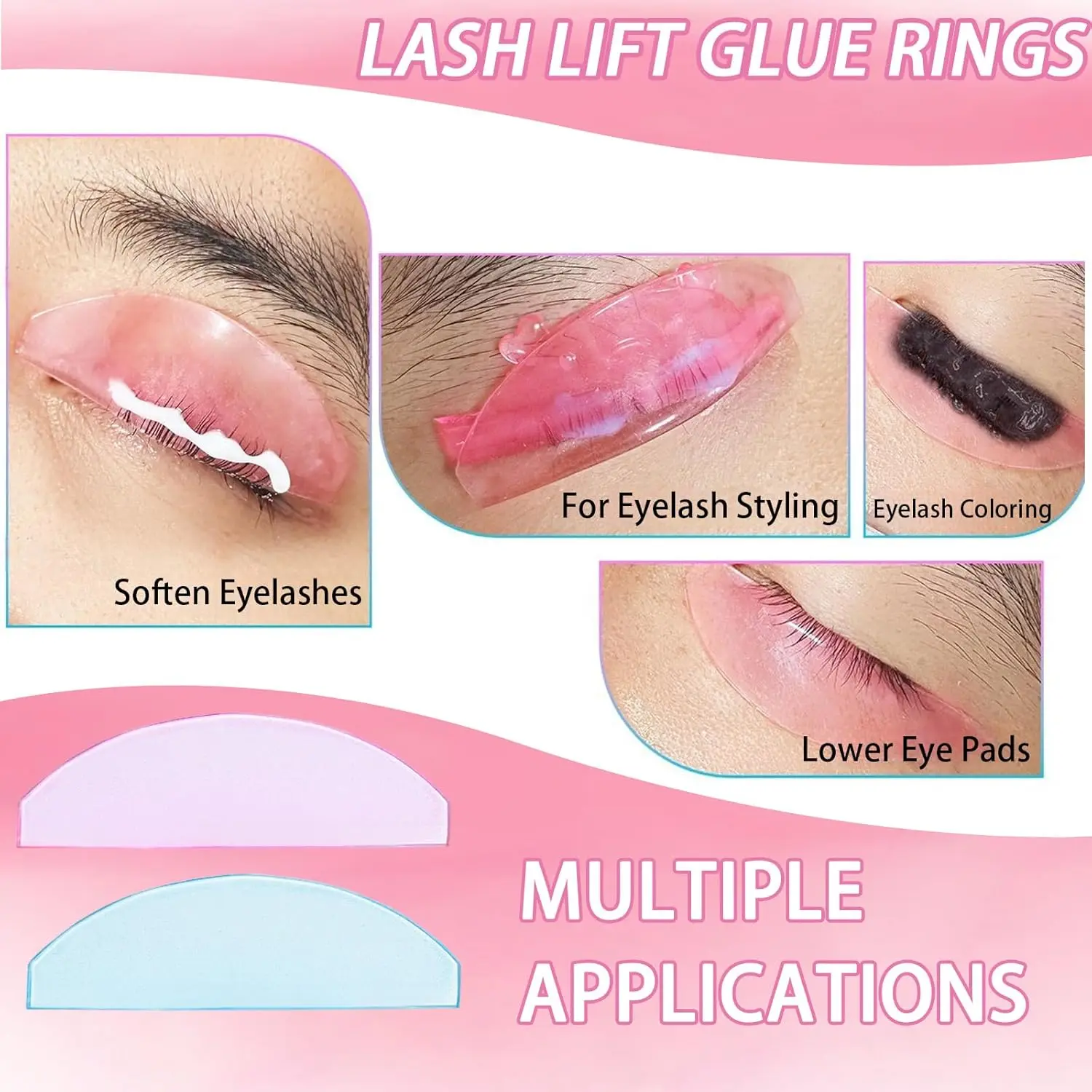 Libeauty 1 Paia Cuscinetti Ammorbidente Ciglia In Silicone Ciglia Perm Pad Ciglia Aste Scudo Sollevamento Ciglia Accessori Strumenti di Trucco