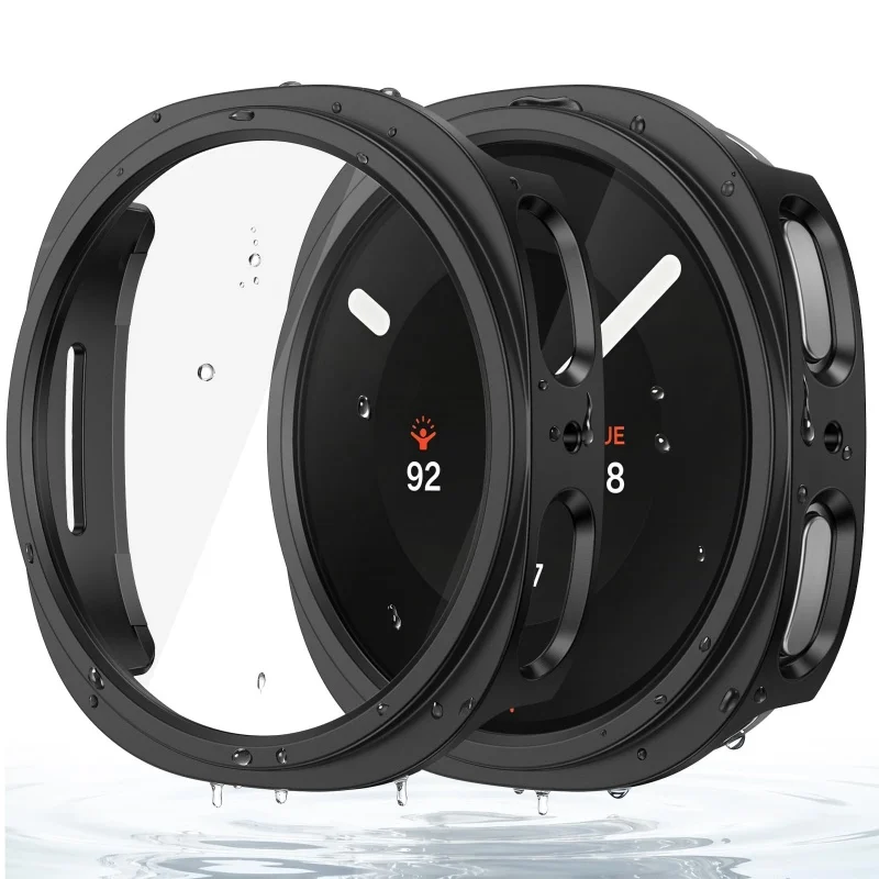 Tempered Glass+Case for Samsung Galaxy Watch 9-8 PC Bumper Cover Screen Protector Correa Galaxy Watch 9 44mm 40mm Accessories