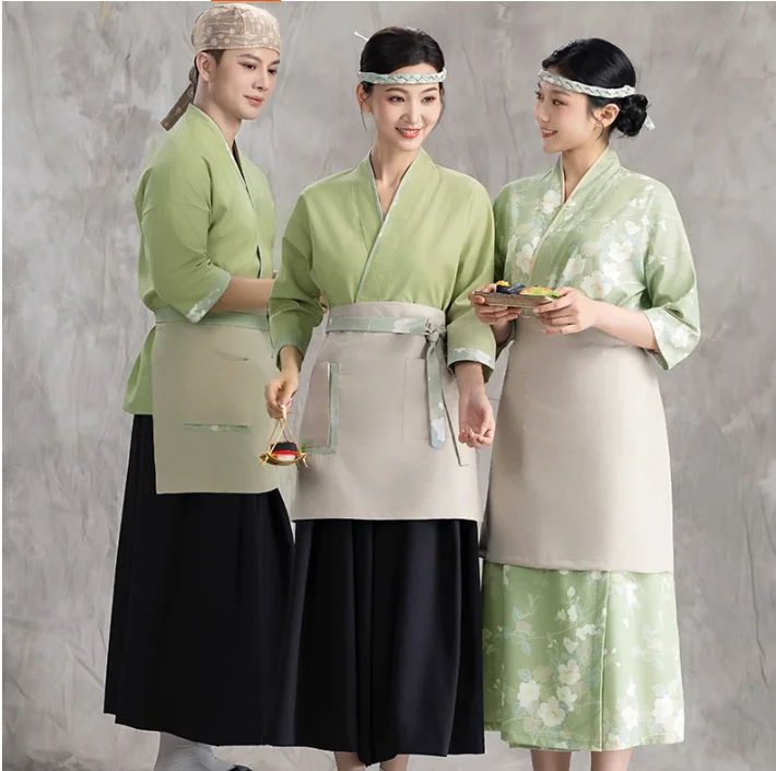 Abbigliamento da cucina giapponese, abiti da lavoro per cameriere del ristorante Izakaya Sushi