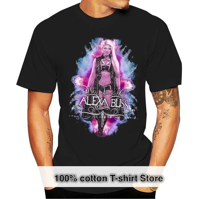 ALEXA BLISS Blissed Off OFFICIAL MINERAL WASH AUTHENTIC T-SHIRT