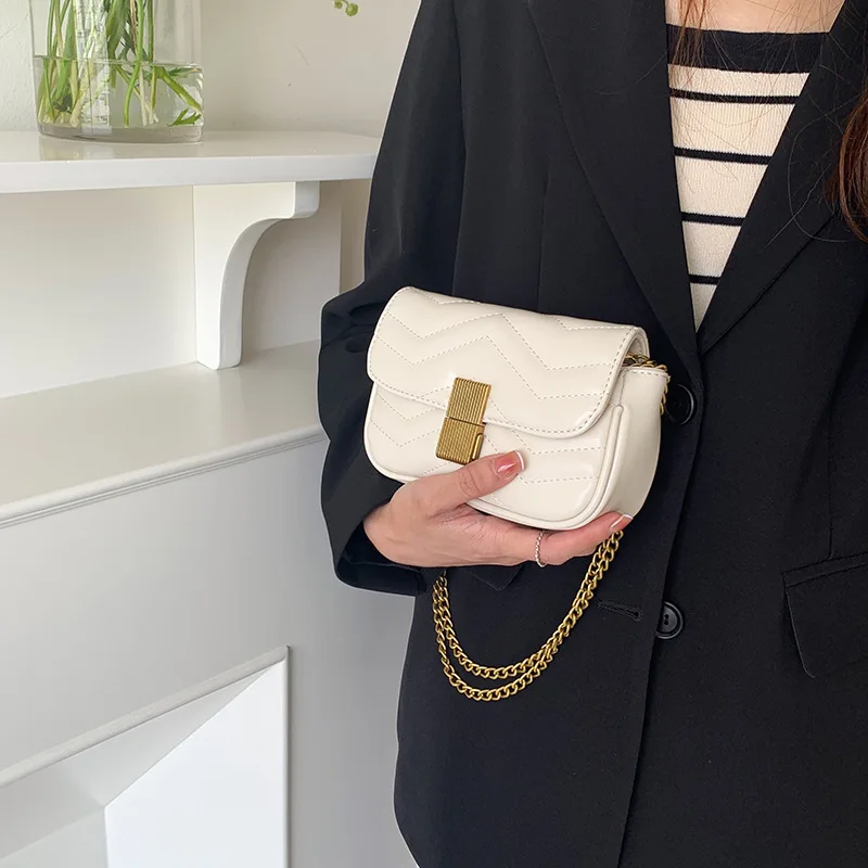 Ladies Handbags Trend Designer Messenger Luxury Crossbody Shoulder Bag Chain Rhombic Small Square Bags for Women Fashion Female