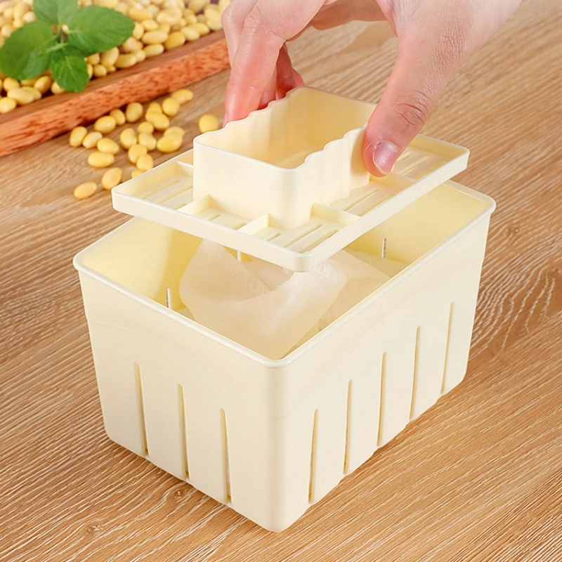 1~5PCS DIY Plastic Homemade Tofu Maker Press Mold Kit Making Machine Set Soy Pressing Mould Cheese Cloth Cuisine Chinese Food