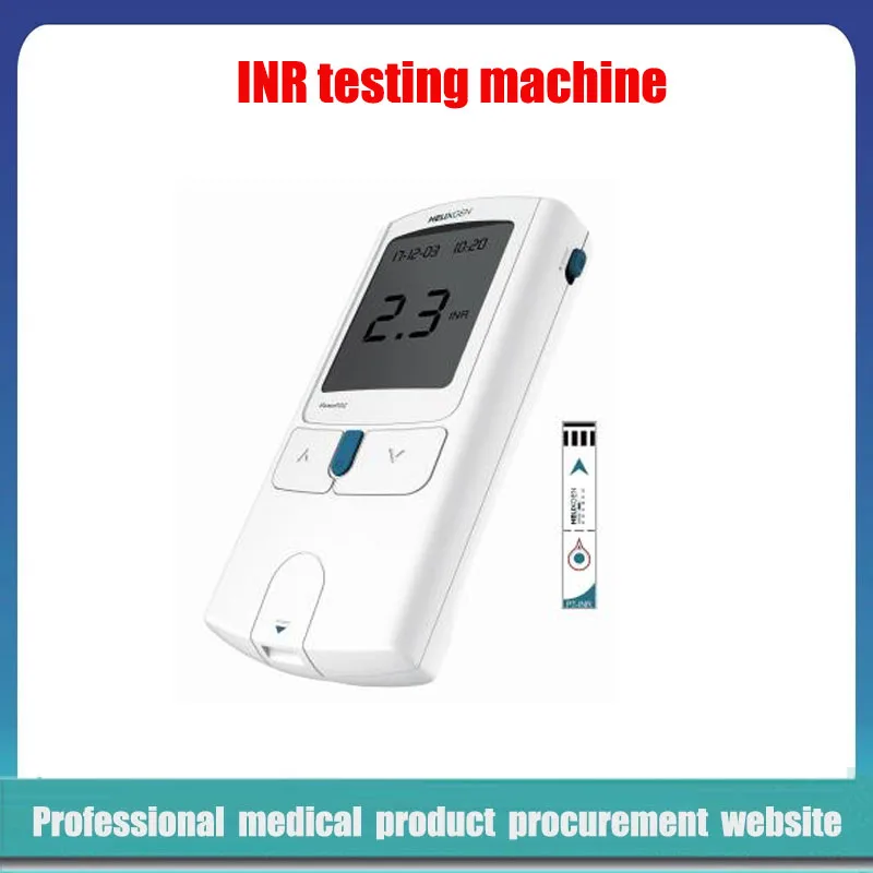 INR coagulometro INR testing machine PT Mpintiring system INR meter INR test kit INR machine with 24pcs PT INR test strips