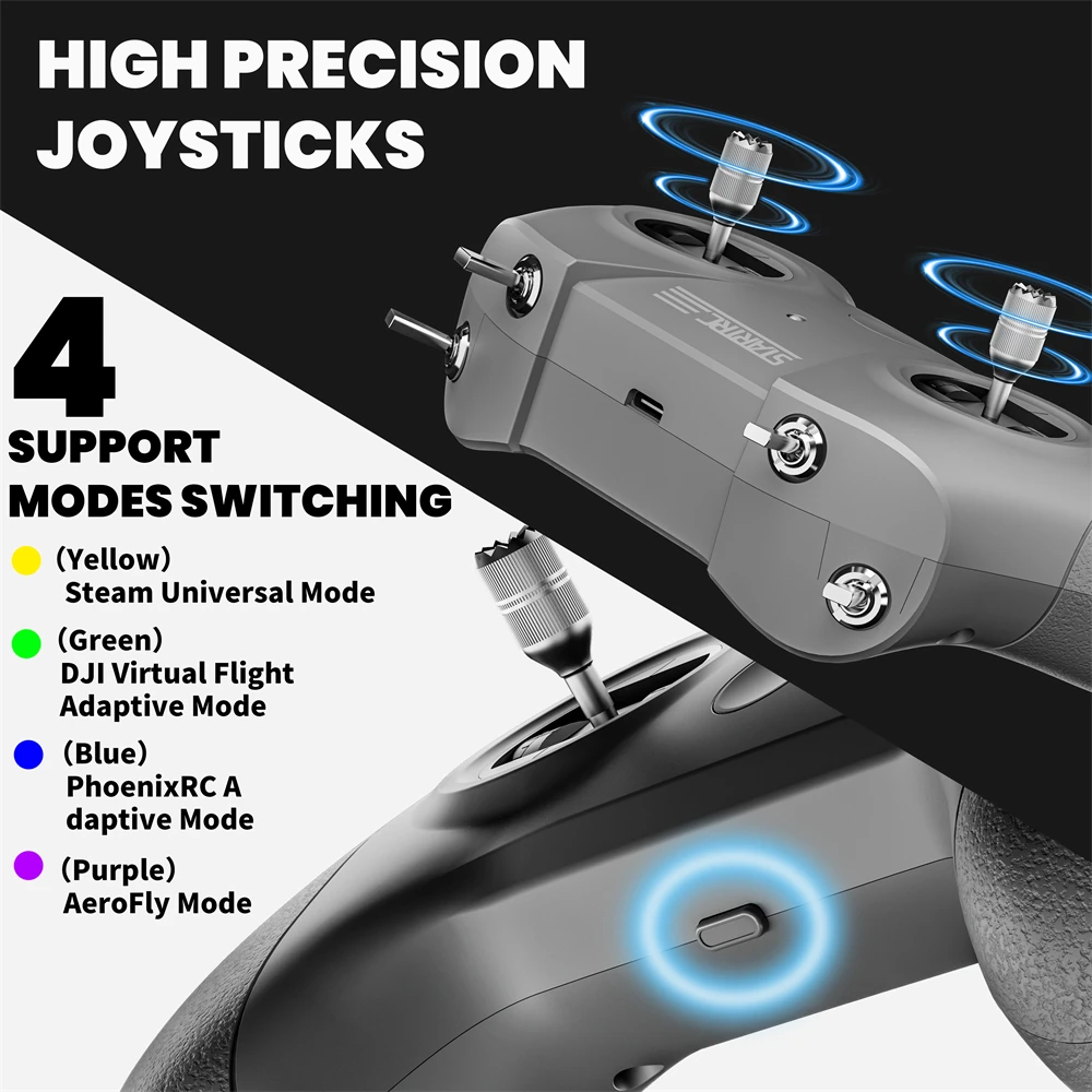 STARTRC Drone S8 Pro FPV Simulatore di volo Controller Sistema di allenamento di volo per DJI/LiftOff/DRL/DCL/Uncrash/TryP FPV Racer Drone