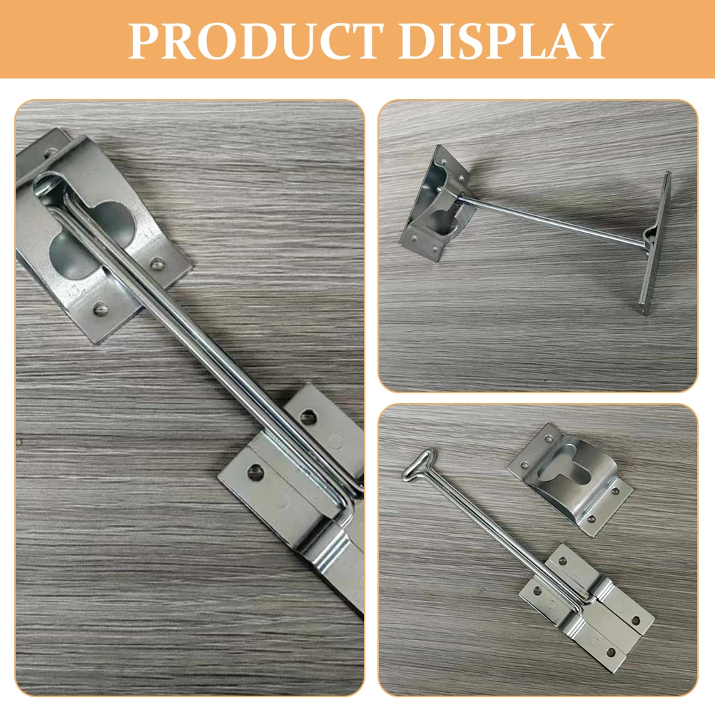 

1 Set Rv Holder Latch Trailer Hardware Metal Camper Door Catch Durable Weather Resistant Handle Replacement For Cargo