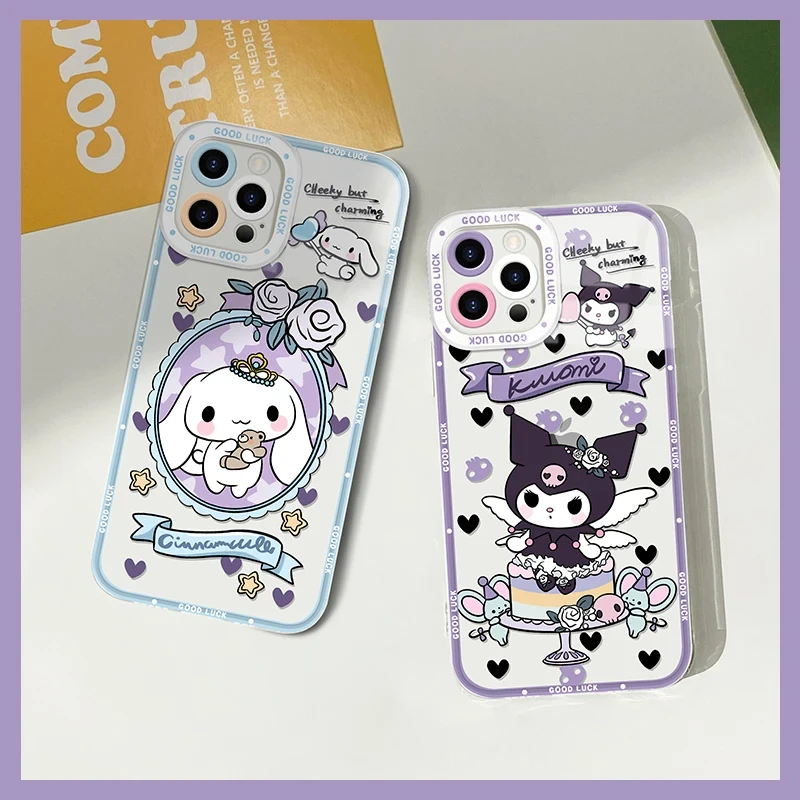 Sanrio Melody Rabbit Phone Case For Xiaomi Redmi Note 13 12 11 Pro Plus 4G 5G 12S 11S 10 10S 9 9S 8 13C 12C 10C Silicone Cover