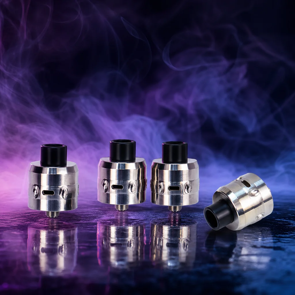 

Wolfcoolvape Salix MTL RDA Atomizer - 22mm Rebuildable Dripping Tank with Bottom Feed Pin for Ultimate Flavor