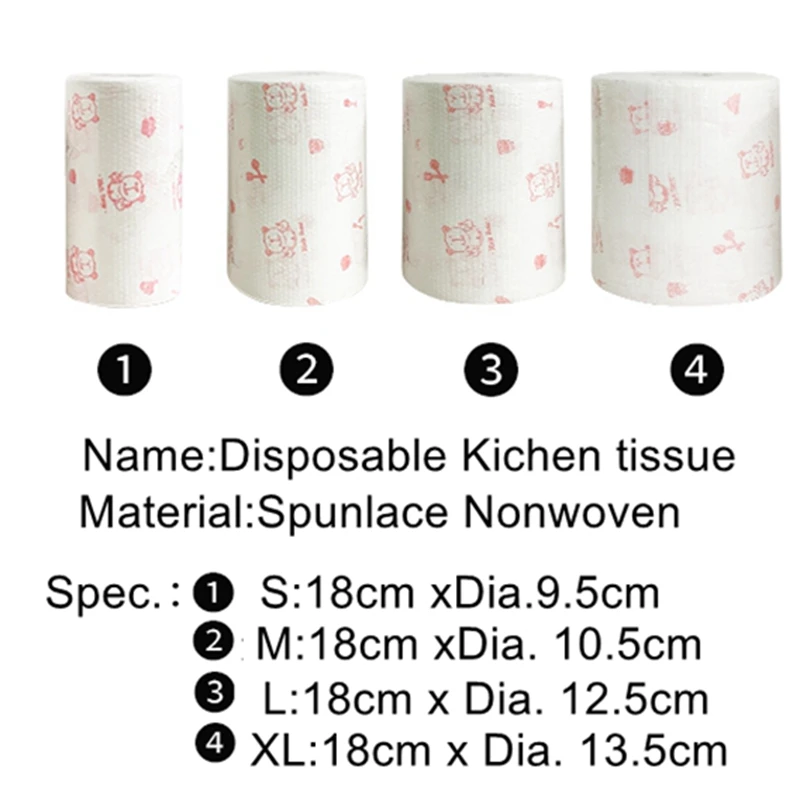 Disposable Kitchen Tissue, Dry And Wet Dual-use Household Cleaning Papers, Kitchen Paper Cloth, Special Paper Towels