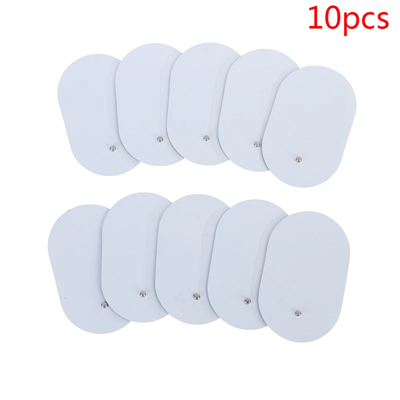 

10Pcs Silicone Gel Electrode Replacement Pads For Massagers Electrode Pacthes
