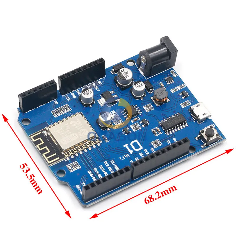 ESP-12E WeMos D1  R3 CH340 CH340G WiFi Development Board Based ESP8266 Shield Smart Electronic PCB For Arduino Compatible IDE