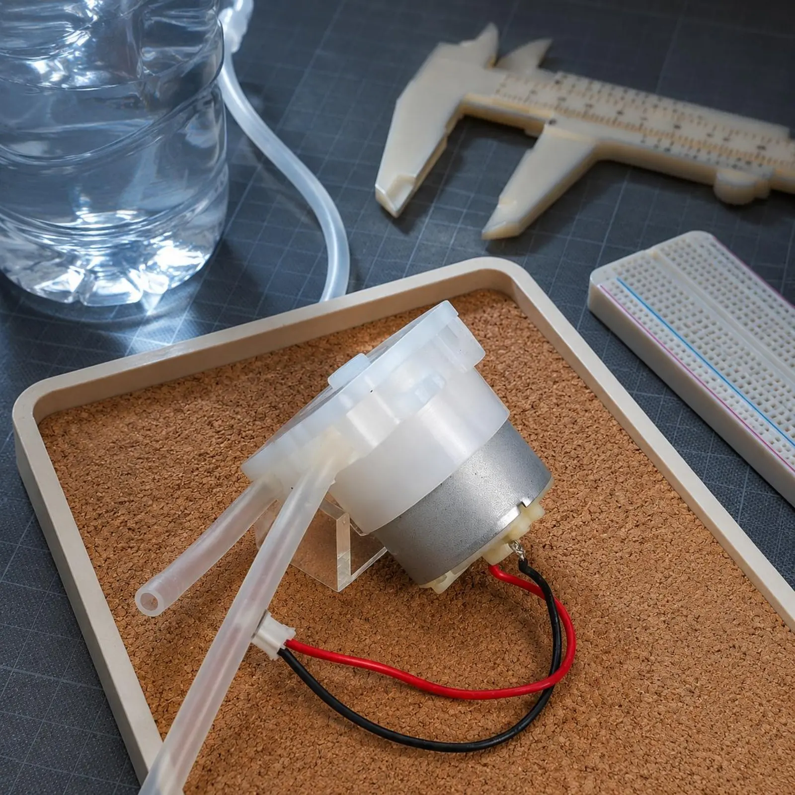 Micro Peristaltic Pump Compact DC Peristaltic Pump Fluid Mover Three-Roller PH2.0 Connector