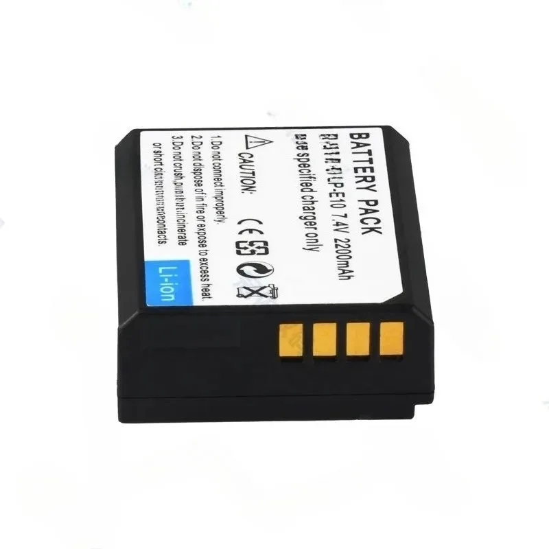 7.4V 2200mAh LP-E10 LP E10 LPE10 카메라 배터리 캐논 2000D 1100D 1300D 1200D 고품질 신제품
