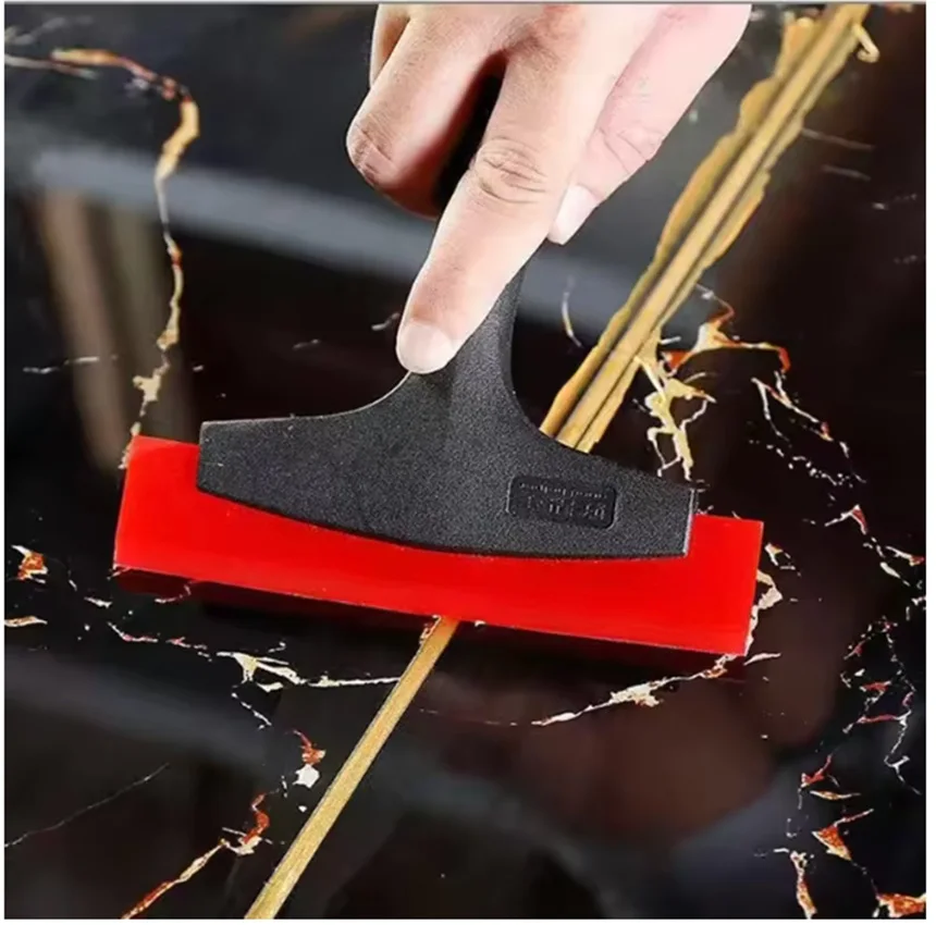 Multi-use Silicone Cleaning Scraper For Tile Gap Filling Car Wrap Window Glass Ice Snow Removal Tool