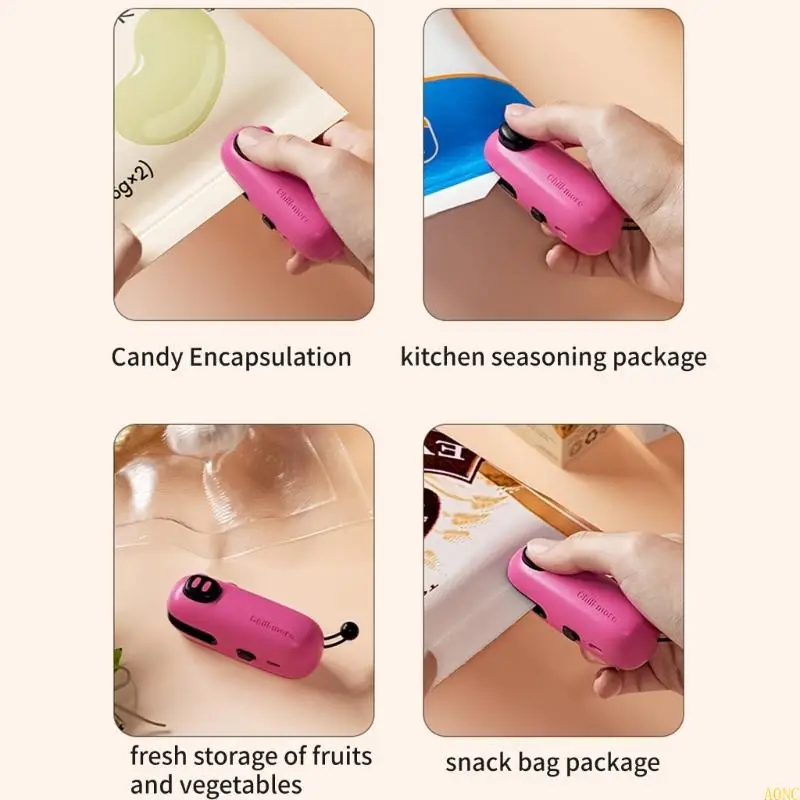 A0NC Tas Multifungsi Sealer Bag Sealer Bag Sealer Heat Seal Bag Resealer Mesin