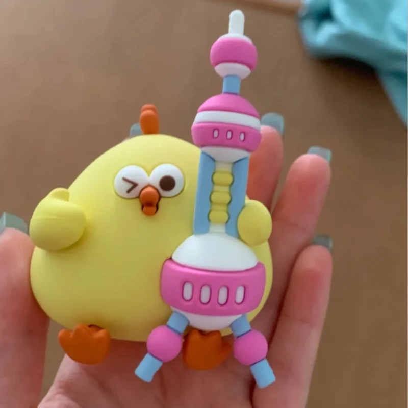 Nieuwe Miniso Dundun Serie Blinde Doos Dundun Kip Handgemaakte Desktop Desktop Desktop Ornament Kawaii Festival Geschenkcollectie