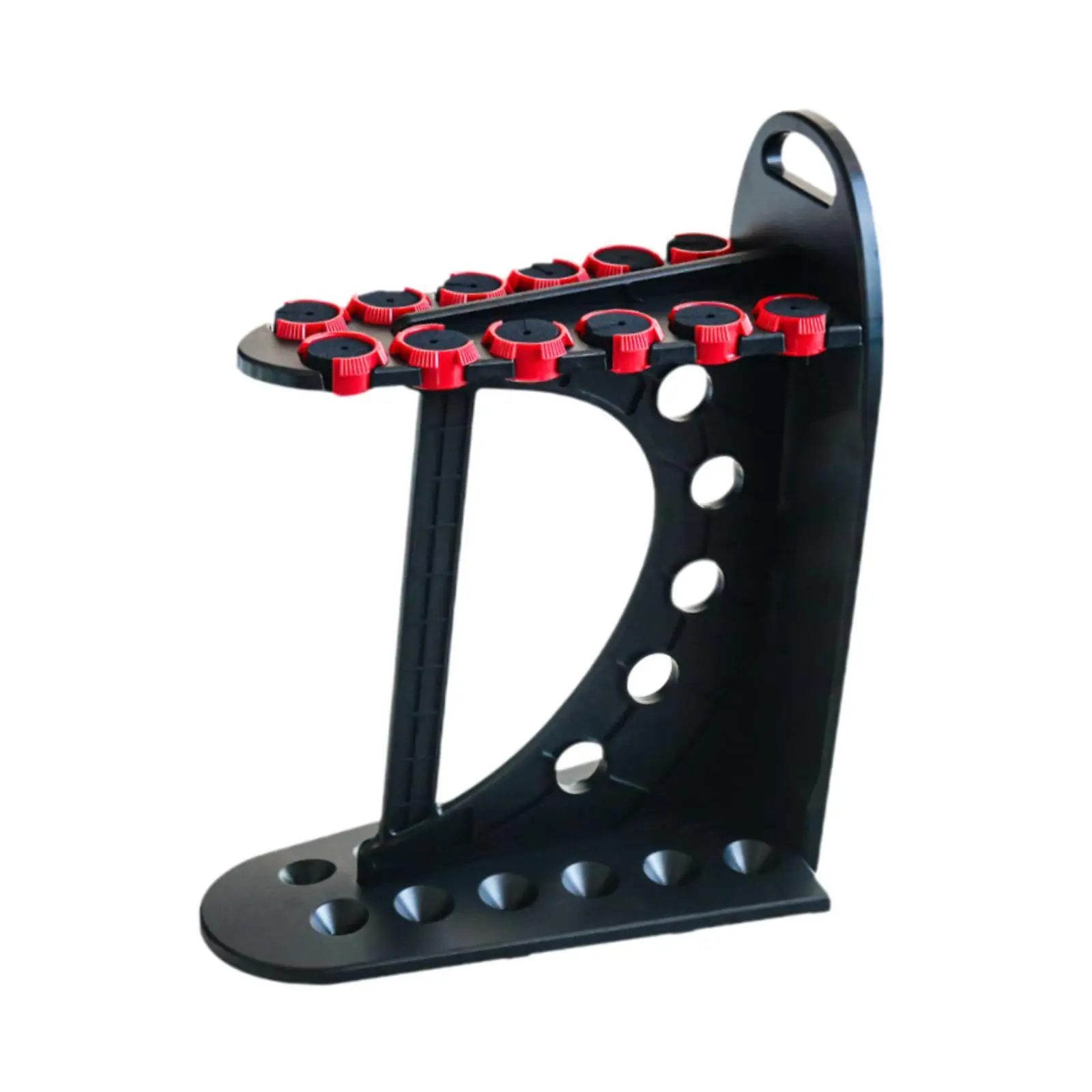 

Fishing Rod Holder Fishing Accessories Display Stand Indoor Gifts Basement 12 Hole Outdoor Fishing Pole Holder Fishing Pole Rack