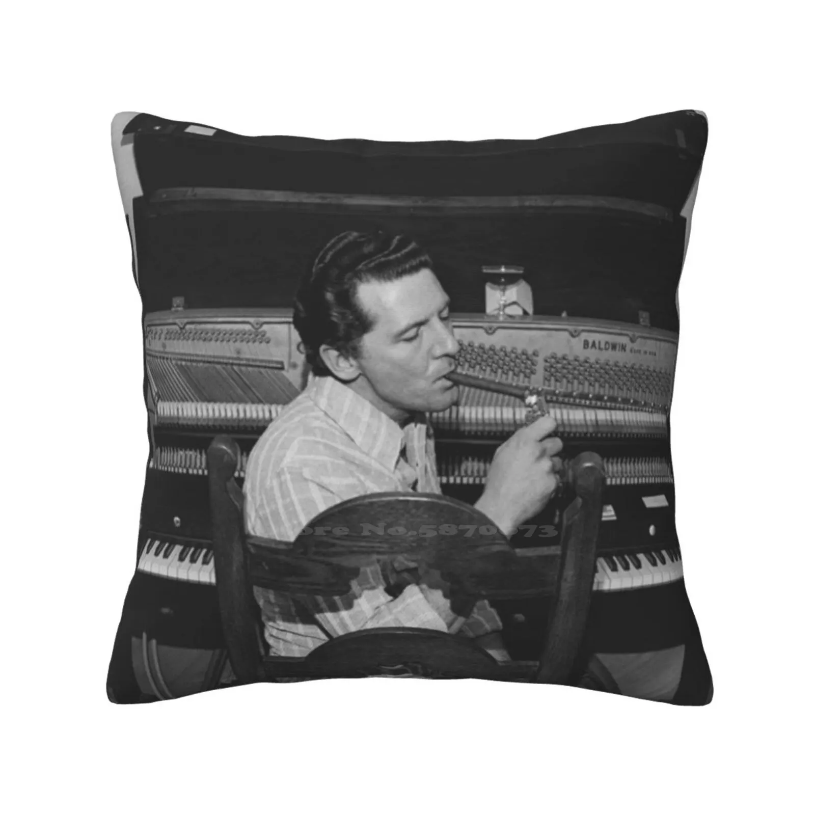 Jerry Lee Pillowslip Pillowcase Jerry Lee Lewis Boogie Woogie Pianist Awesome Country Piano Jerry Lee Cigar You Win Again Great