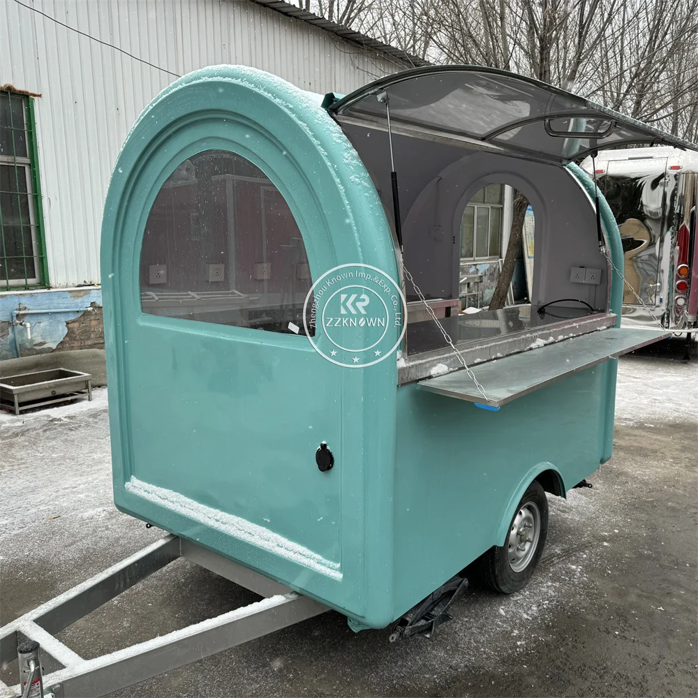 Factory Built Commercial Hot Dog Food Trailer Mobile Kitchen Concession Ice Cream Pizza Food Truck Fully Equipped